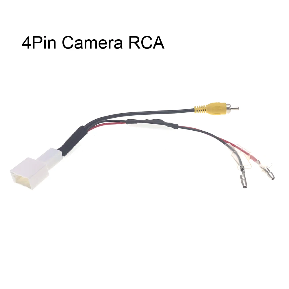 4 контакта Автомобильная камера заднего вида RCA видео преобразователь адаптер