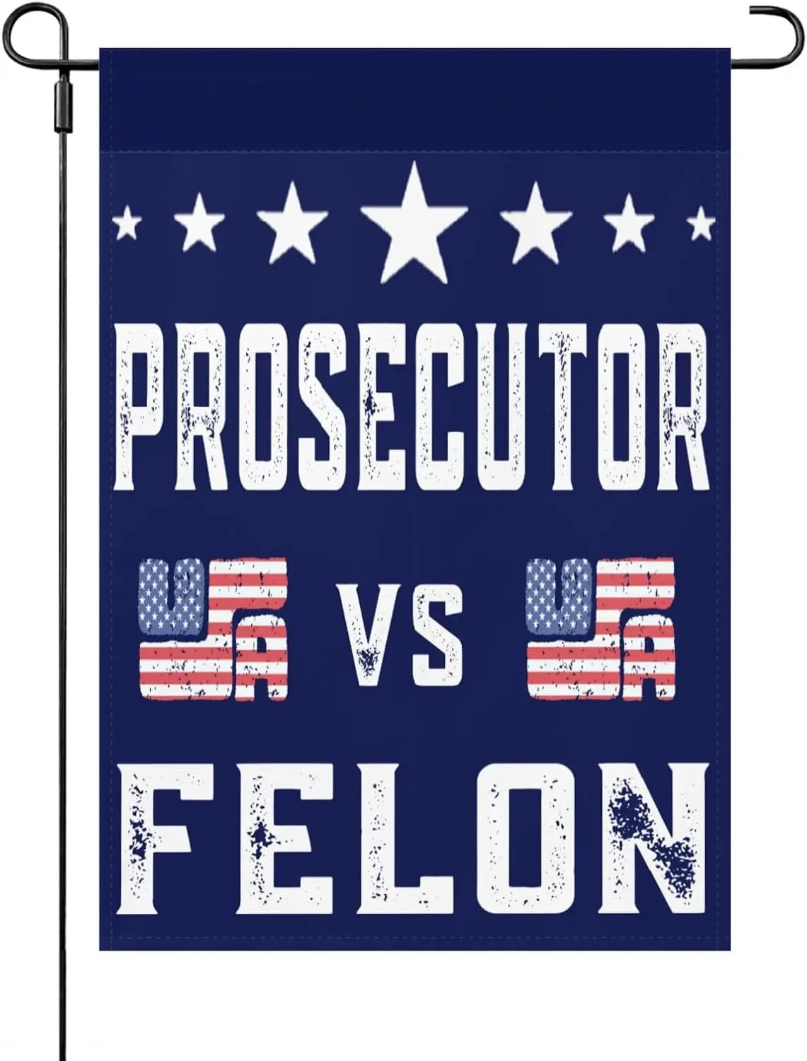 Фото Флаг для сада «Общественный прокурор против Felon», 12x18, двусторонний, маленький, для осеннего декора двора, белый KKL AAL HHM WZZ №1