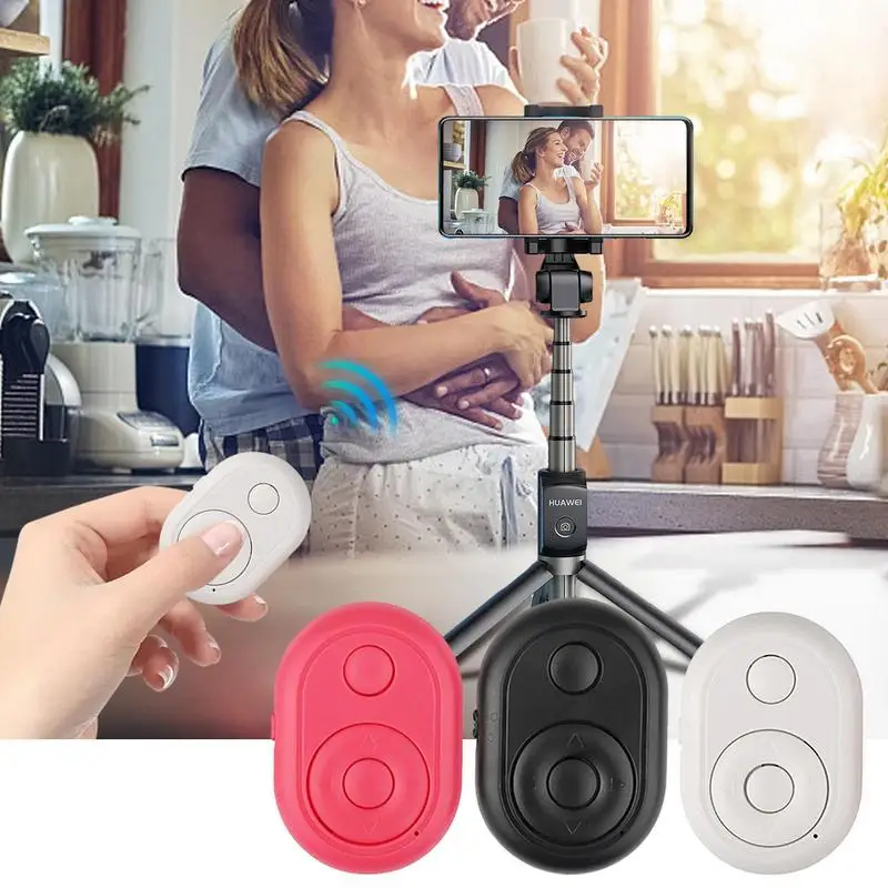 Wireless Camera Remote Control Phone Remote Shutter For Phone Hands-Free Wireless Picture ClickerVideo Recording Remote