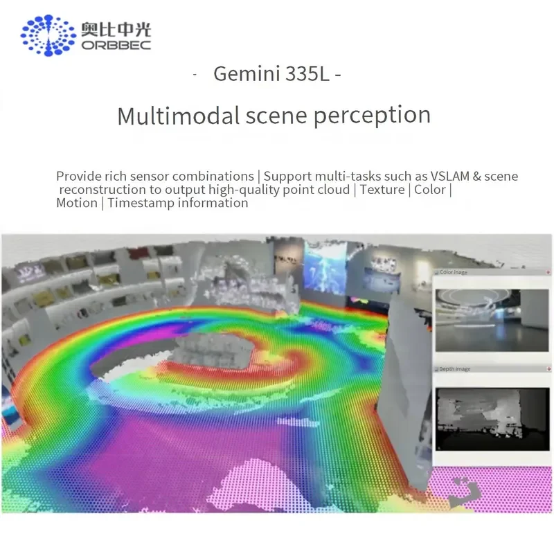 Фото Горячая новинка 2026: Бинокулярный 3D-сканер ORBBEC Gemini 335L с полнообзорной структурированной подсветкой для стабильной многомодальной 3D-визуализации №5