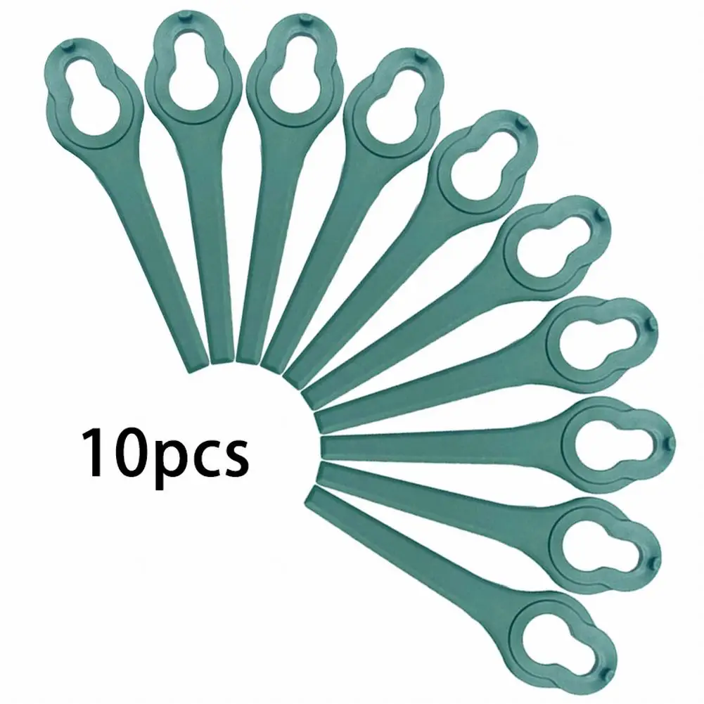 

10PCS Mower Blades For Aldi Ferrex FAR 20-1 20V/40V Lawnmowers Grass Trimmer Plastic Blade Garden Cutter Power Tool Blades Parts