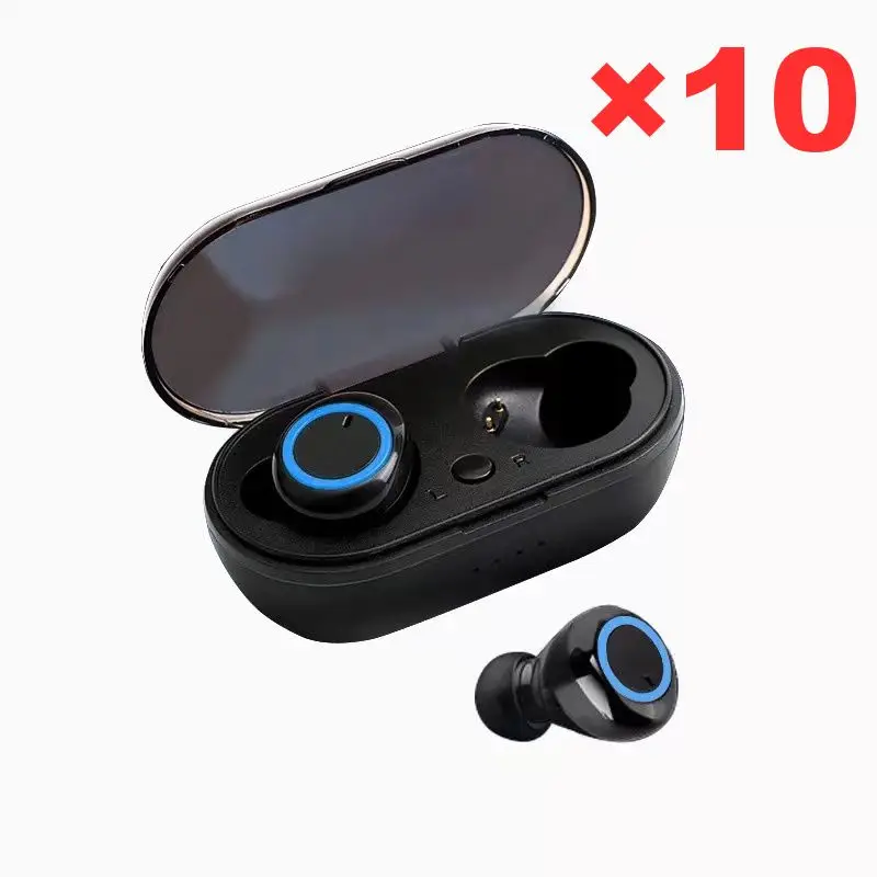 Auriculares inalámbricos Y50 Tws con Bluetooth, audífonos electrónicos para jugadores, manos libres, 10 piezas, venta al por mayor