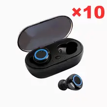 Y50 Tws Resale Wholesale Lot Electronic Earphone Bluetooth Wireless Headphones Headset Gamer Earbuds Hearing Aids Handfree 10pcs