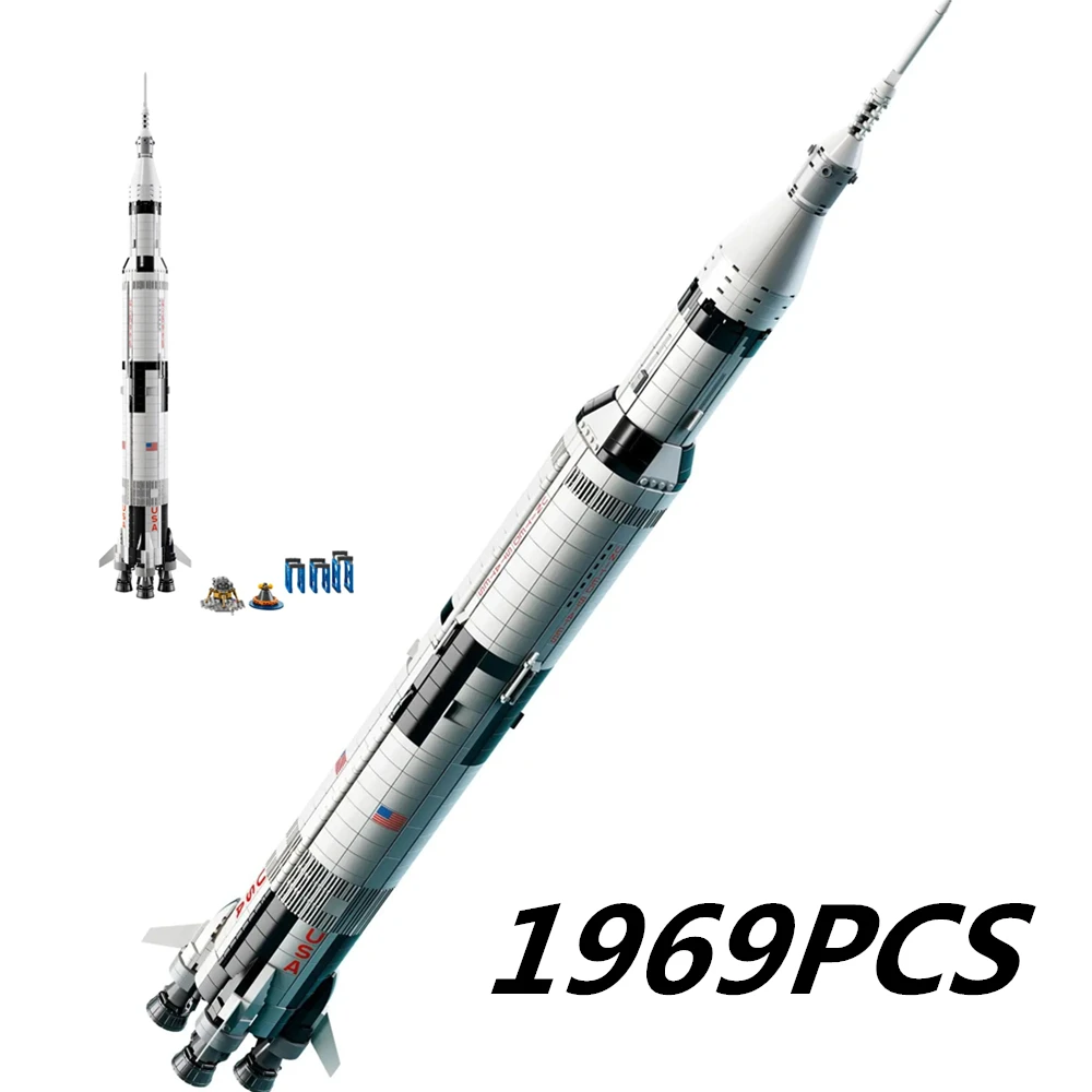 Конструктор Apollo Saturn V технический подходит для детей 21309 |