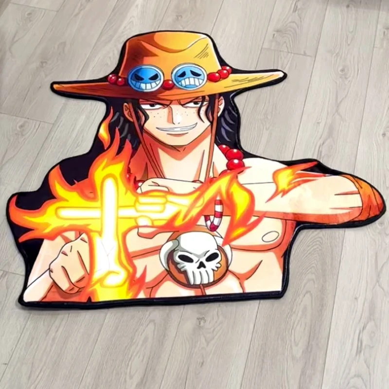 Пользовательские Коврики ONE PIECE Portgas · D Ace дизайнерские напольные коврики