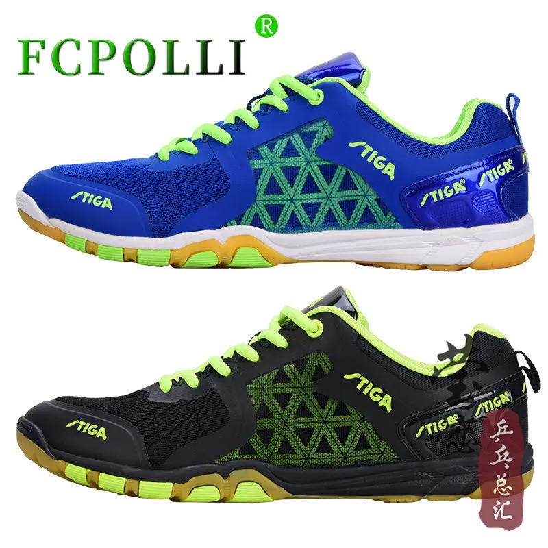 

2022 New Table Tennis Shoes For Men Women Black Blue Badminton Training Man Breathable Tennis Shoes Unisex Wearable Sneakers
