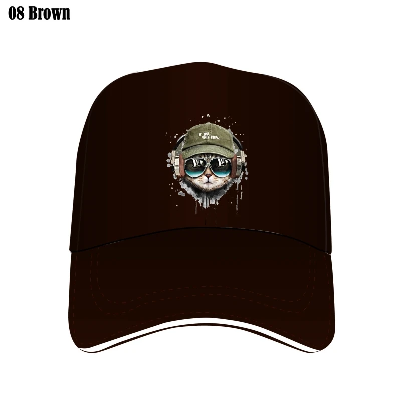 

If You Only Knew Cool Headphone Sunglasses Bill Hats Men Custom Hat
