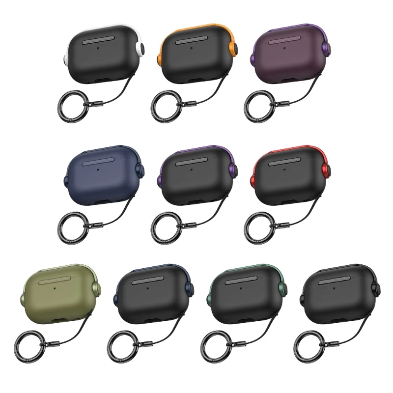 Чехол для Pods3/Pods Pro2 противоударный корпус беспроводных наушников