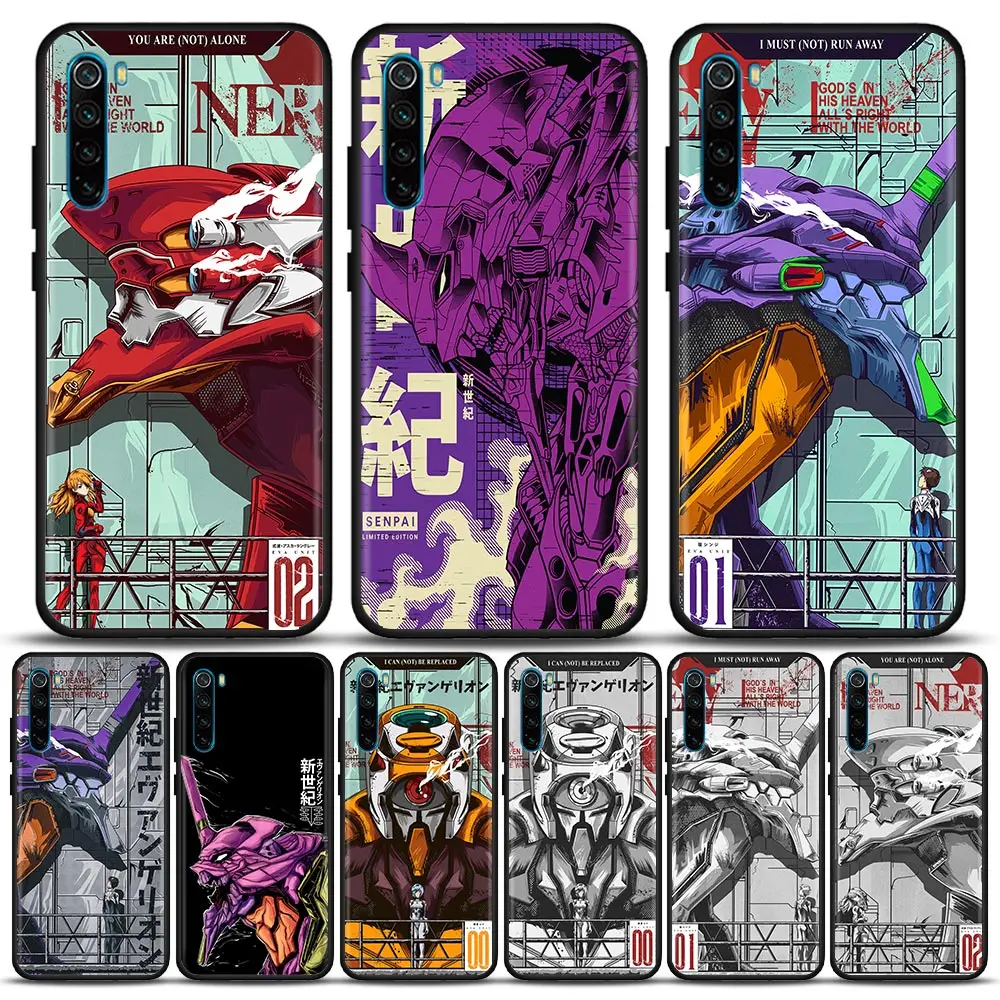 

Anime Neon Genesis Evangelion EVA Phone Case for Redmi 6 6A 7 7A 8 8A 9 9A 9C 9T 10 10C K40 K40S K50 Pro Plus Soft Silicone Case