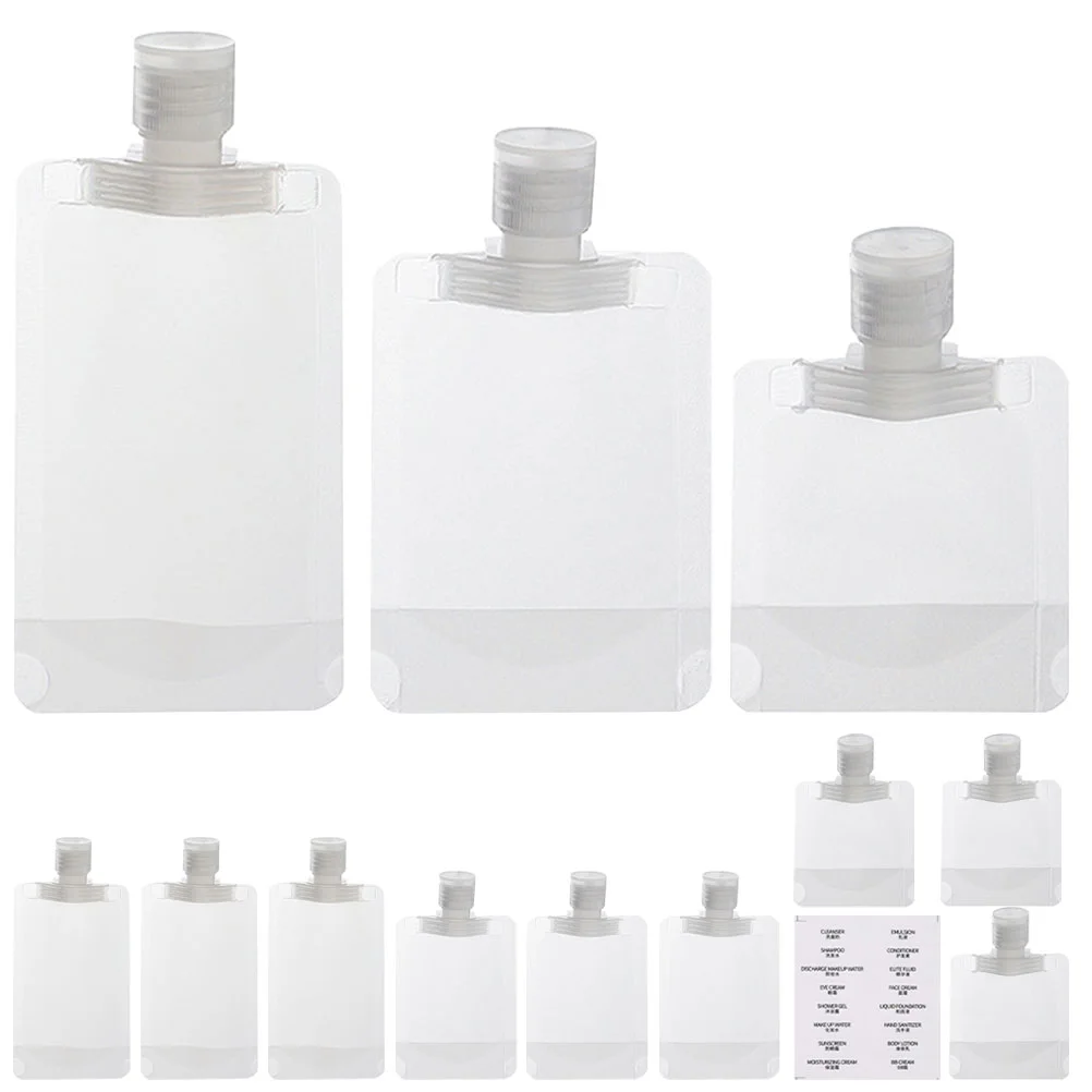 

Lotion Refillable Travel Empty Container Shampoo Squeeze Makeup Dispenser Pumptoiletries Containers Portable Soap Set Jars