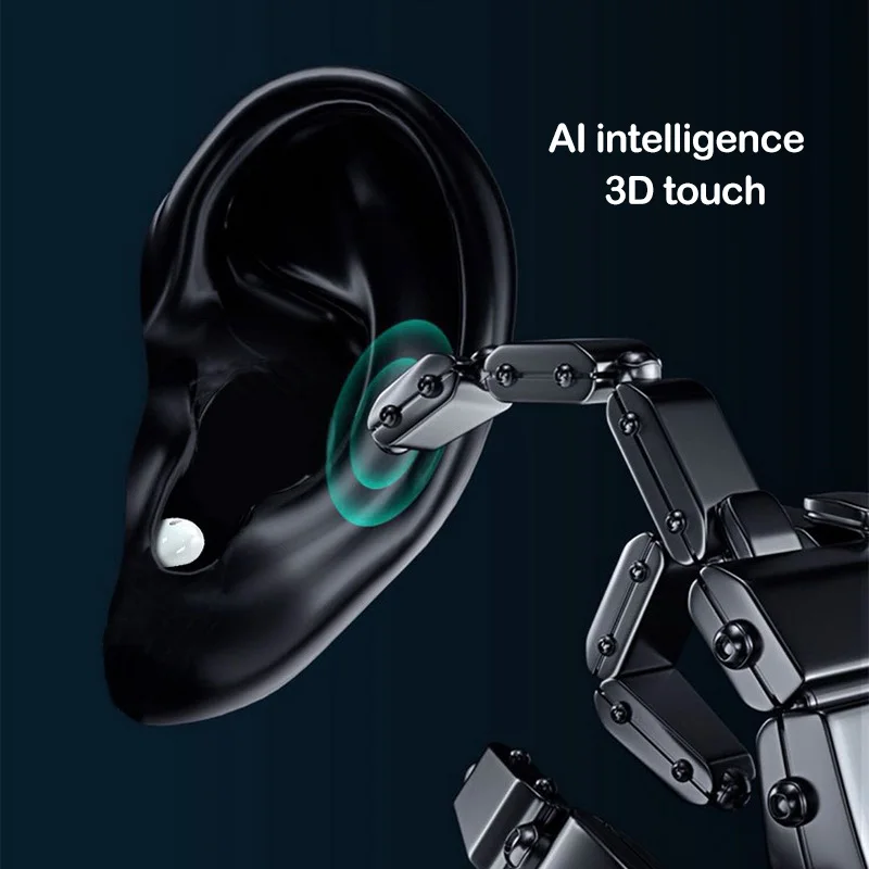 X6 TWS Wireless lnvisible Bluetooth Headphones Mini Semi-In-Ear Earbuds Noise Reduction Sports Headset Touch Gaming Earphones