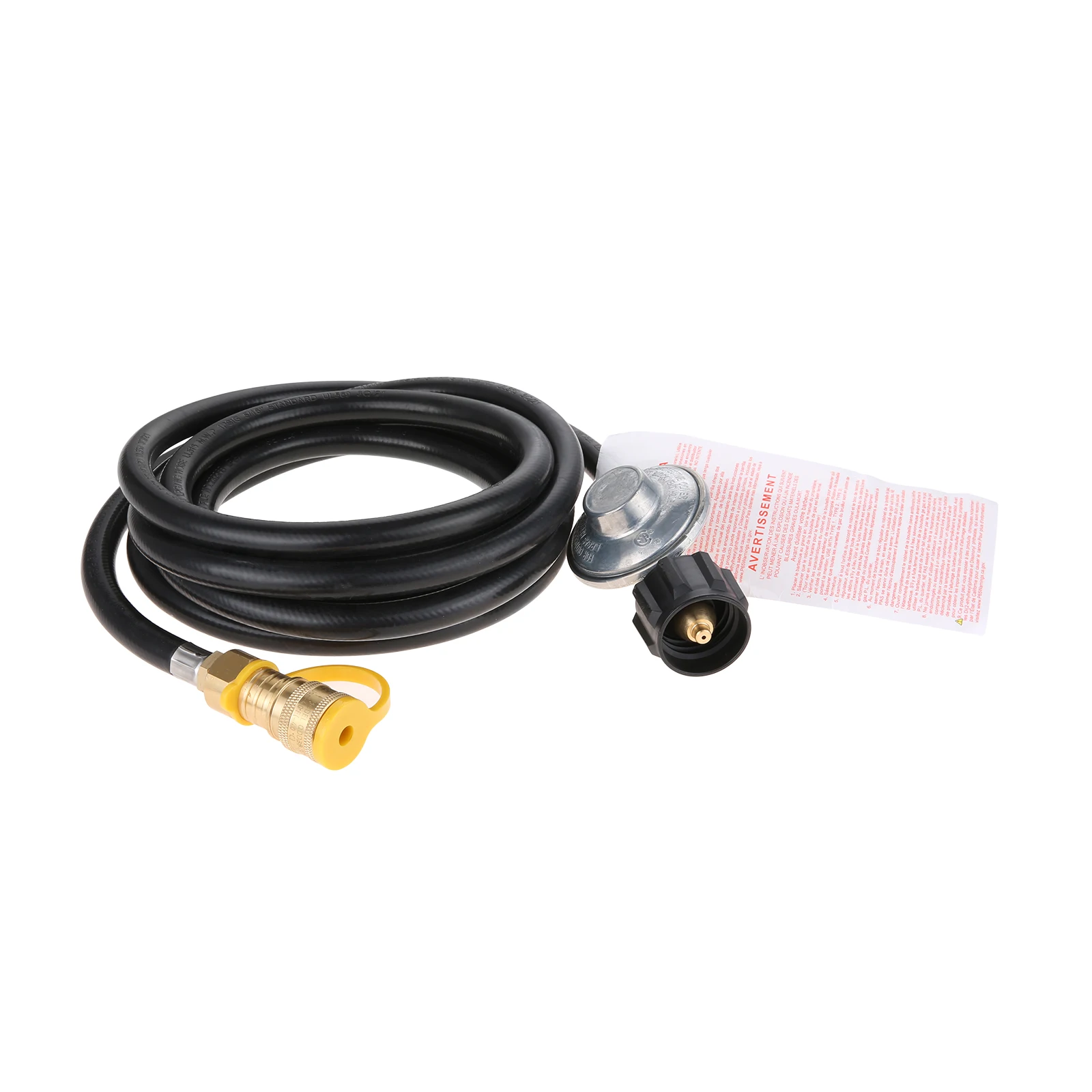 

12ft Propane Hose with Regulator 3/8 Quick Connect Disconnect for Mr Heater Grill Buddy Heater Indoor/Outdoor Type 1 Connection