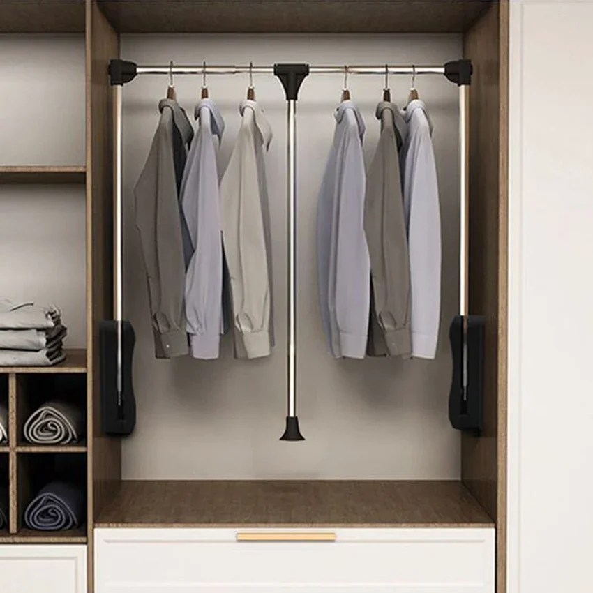 Вешалка для одежды подъема шкафа вешалка амортизирующая буферная