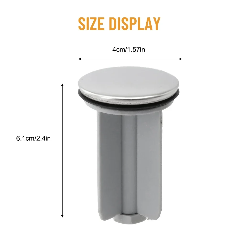 

Штепсельная Вилка для ванной комнаты, 40 мм, выдвижная заглушка, сменная сливная заглушка, аксессуары для ванной комнаты, заглушки