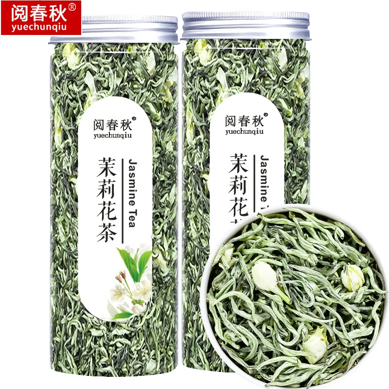 

2022 7A Jasmine Tea Snow White Hair Jasmine Snow Fragrance Foam Resistant Gift Box Can Flower No teapot