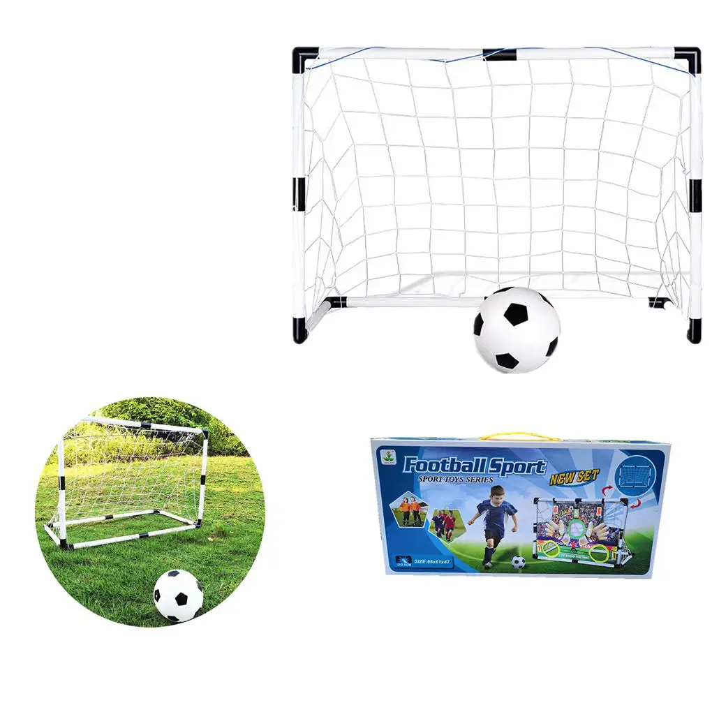 

Large Soccer Goal Portable Foldable Football Gate Lightweight Convenient Wear-resistant Waterproof Folding Post Nets