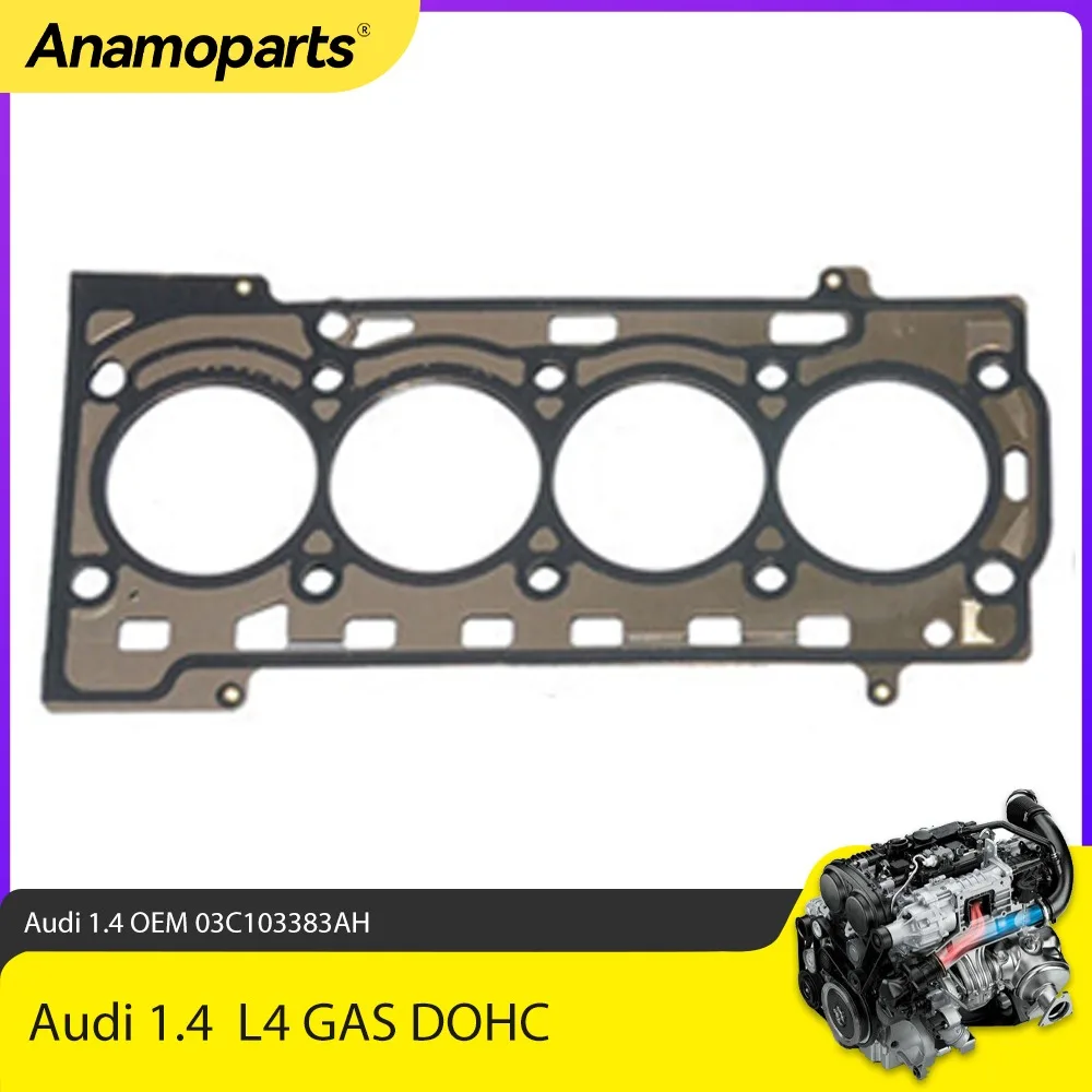 Комплект Прокладок Головки Двигателя подходит для VW Golf Jetta Audi Beetle Tiguan 1 4 л EA111 CAV CTH