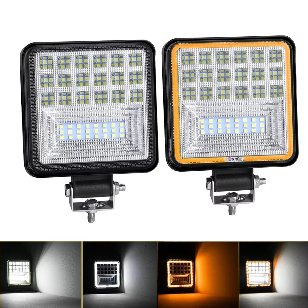 1 шт. 4-дюймовый светодиодный рабочий свет автомобиля Spot Beam 126 Вт Combo 4X4 ATV 12 В 24