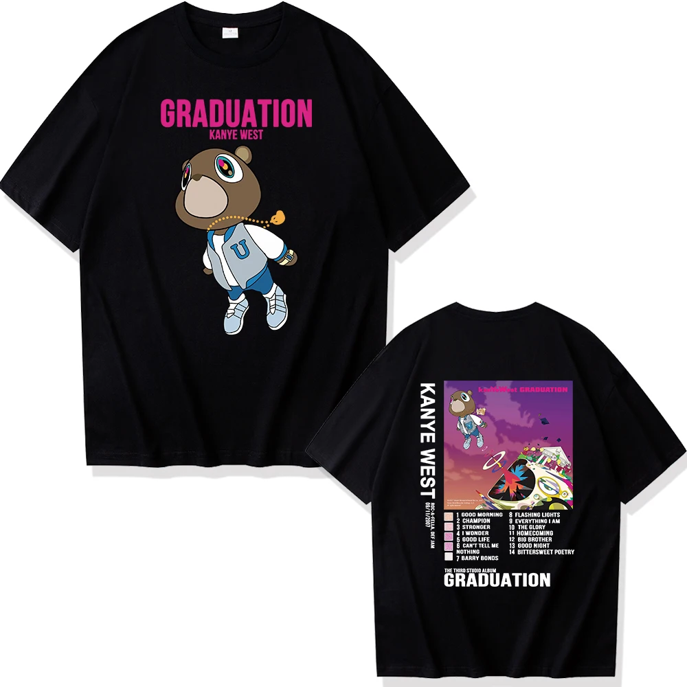 Футболки Kanye для мужчин и женщин рубашки с коротким рукавом подарок на выпускной