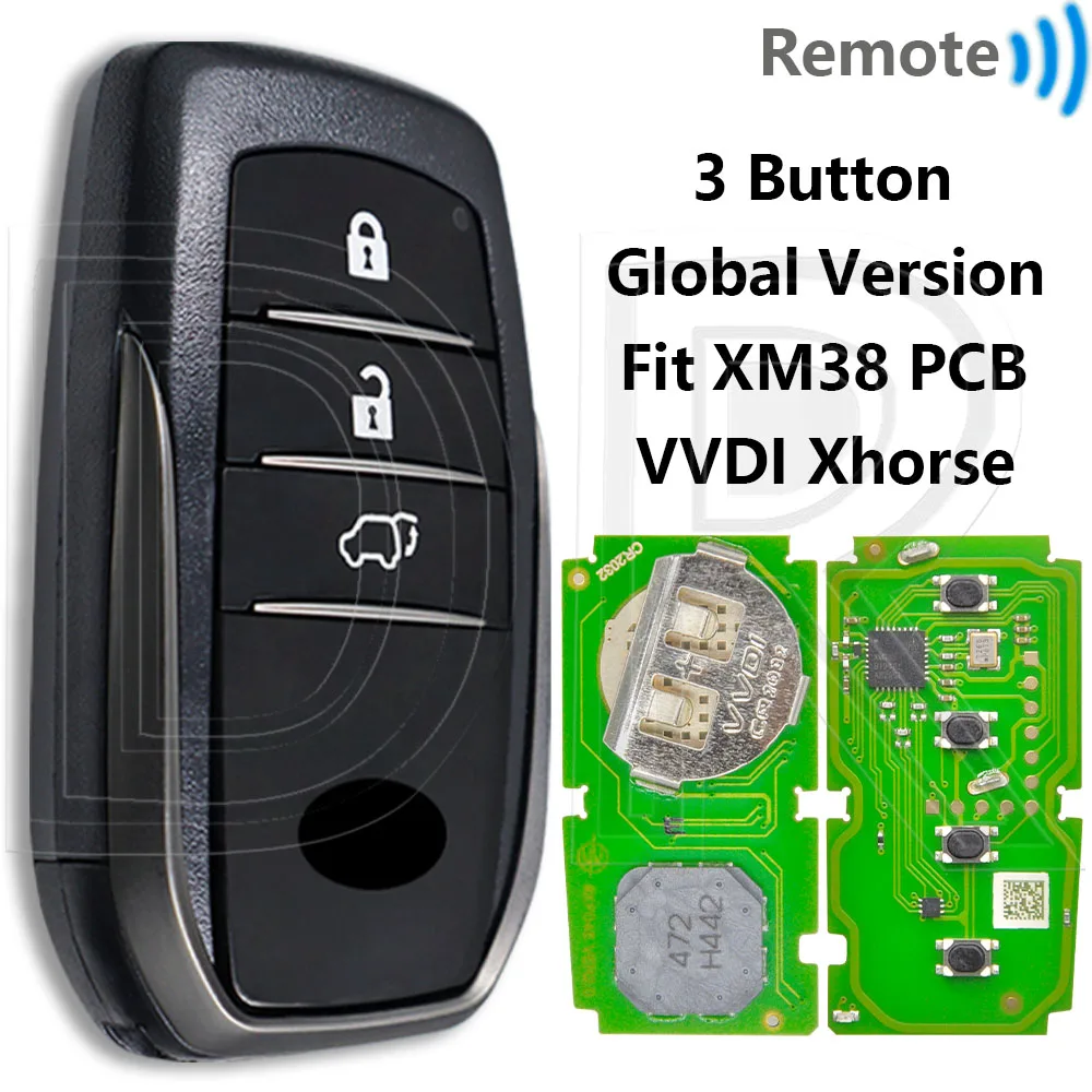 

Отличный Xhrese Global XM38 автомобильный дистанционный ключ или корпус для Toyota Corolla Camry Highlander Prius Prado RAV4 Crown Sienna Lexus