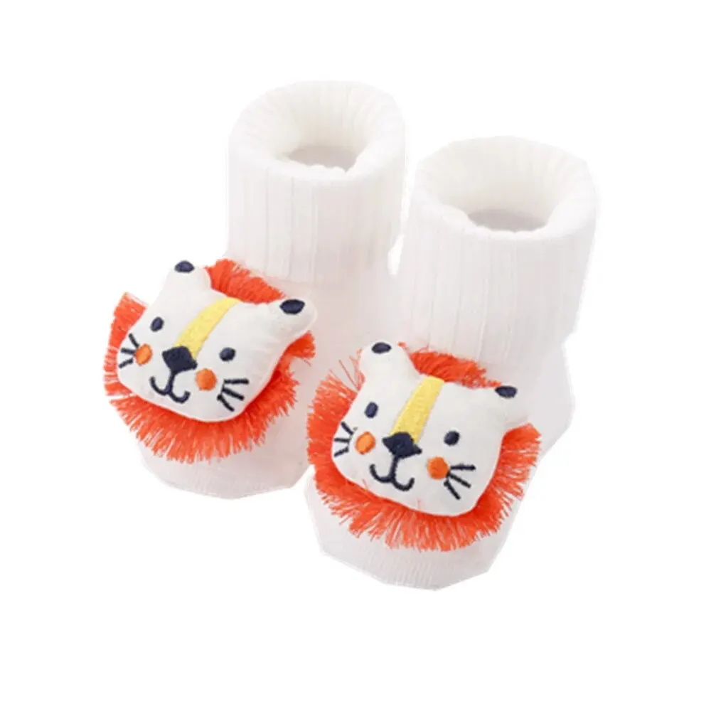 Милые Носки-шлепанцы В Корейском Стиле Для Малышей Мягкие Противоскользящие