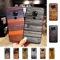 wood grain phone case for huawei nova 3i 3e mate 20lite 20pro 10lite luxury funda case