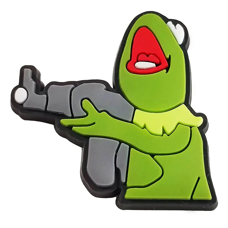 Очаровательная зеленая обувь из ПВХ для детей 1 шт