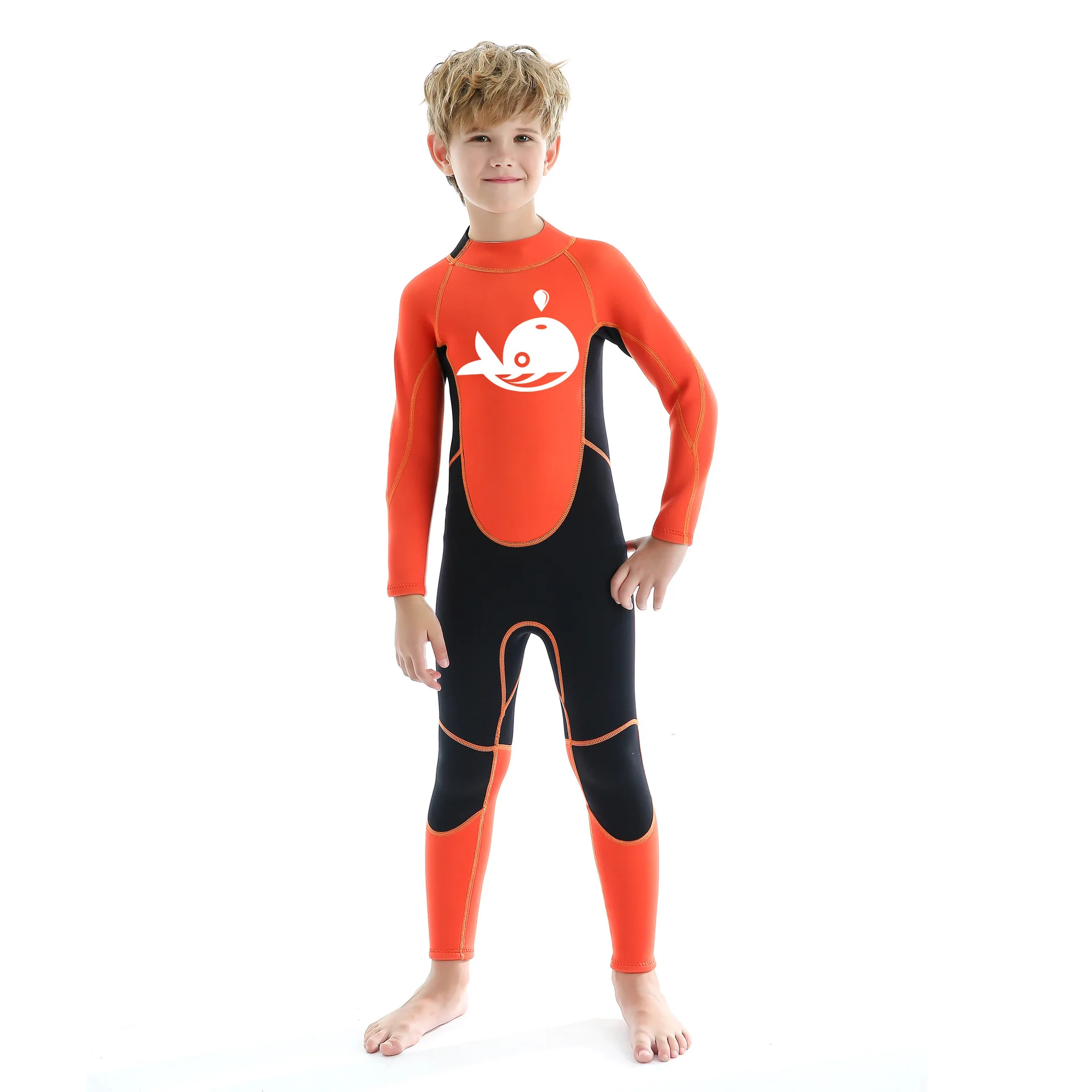 

Neoprene Wetsuit 2.5MM For Children Surf Diving Suit Water Sports Warm Swimsuit Rash Guard Snorkeling Boys' Surfing Swimwear