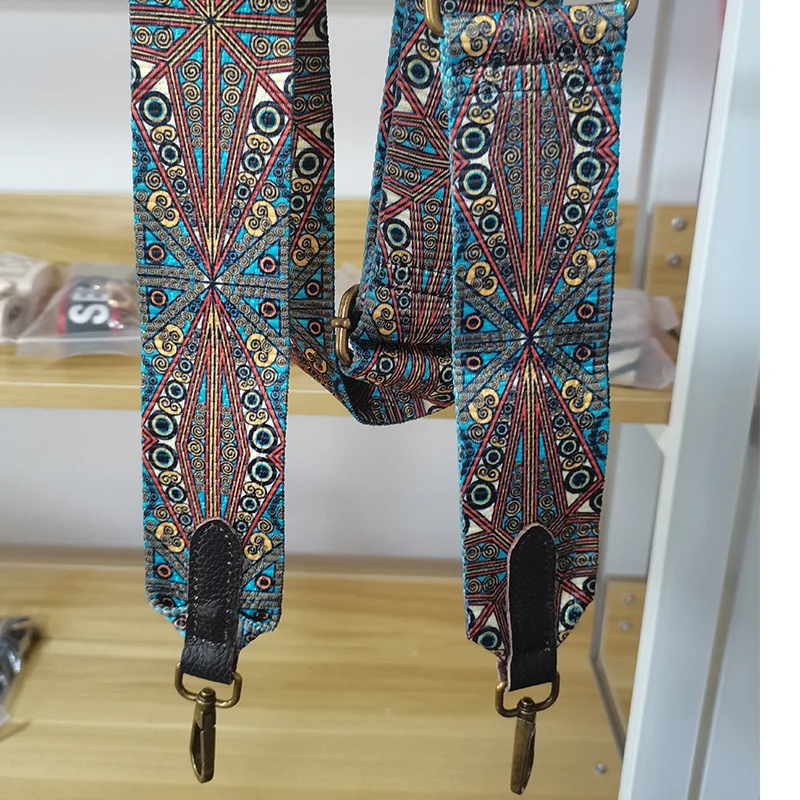 Widen Classical Style Shoulder Strap Adjustable Bag Strap with Leather Single Shoulder Bags Strap Chain Women Retro Bag Parts