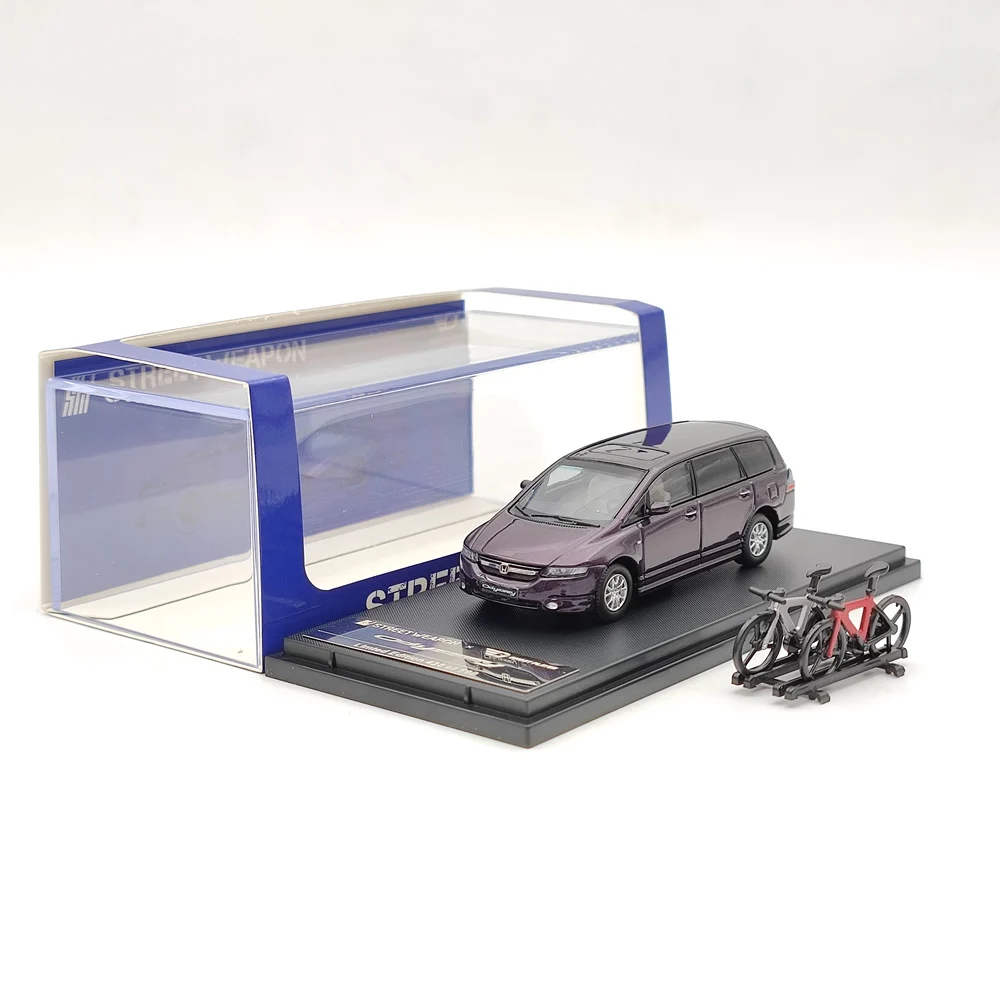 

1:64 Street Weapon For H~da Odyssey Purple Limited 500 Diecast Model Car Collection