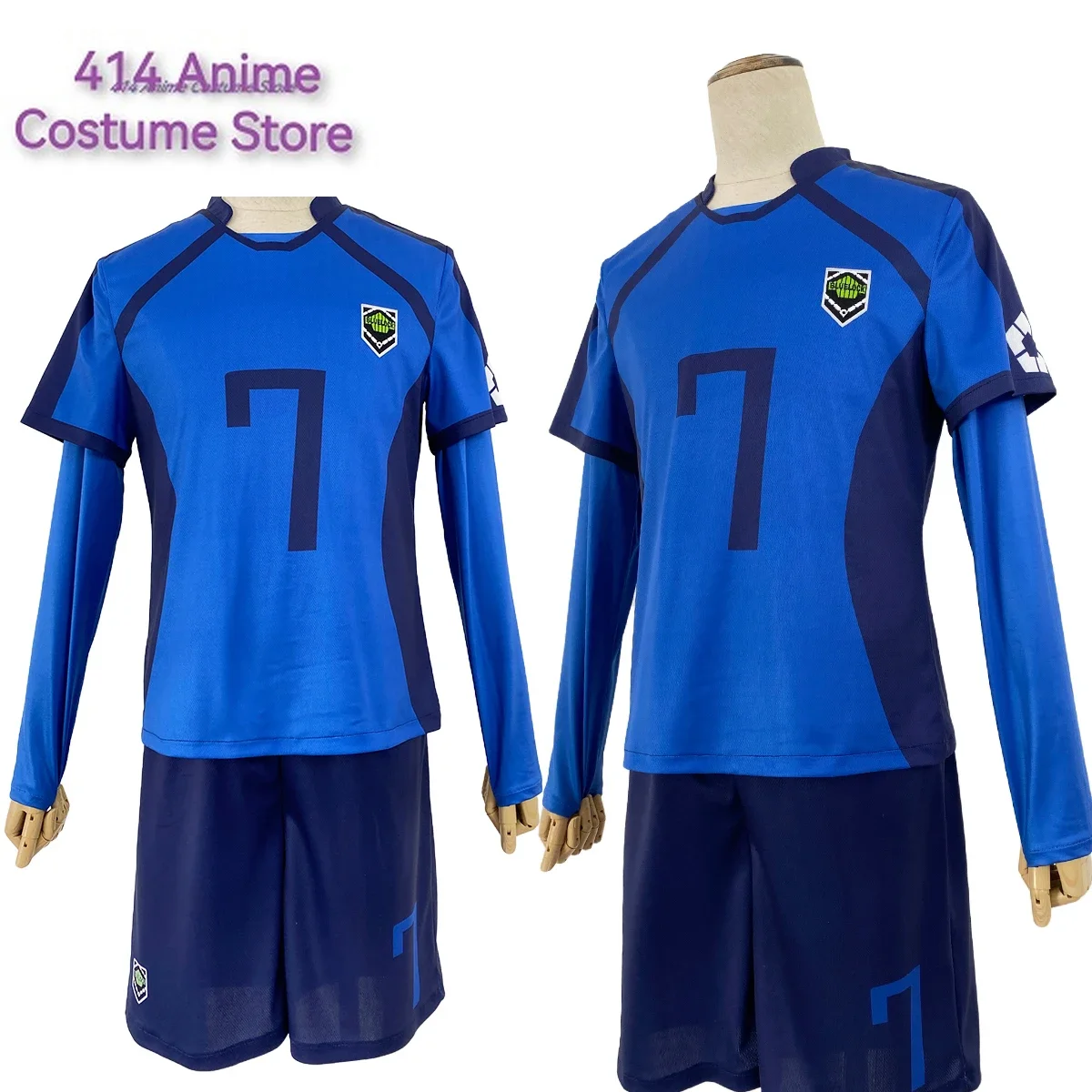 Синий замок аниме косплей костюм парик Исаги Бачира Чигири Наги Рин Sae Itoshi Kaiser Reo