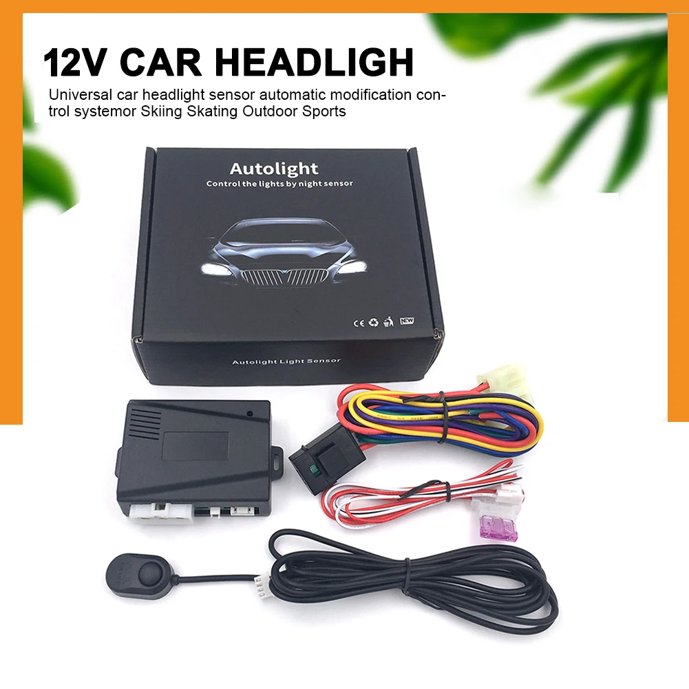 

12V Universal Car Automatic Headlight Sensor Control Modification System Headlight Automatically Control System