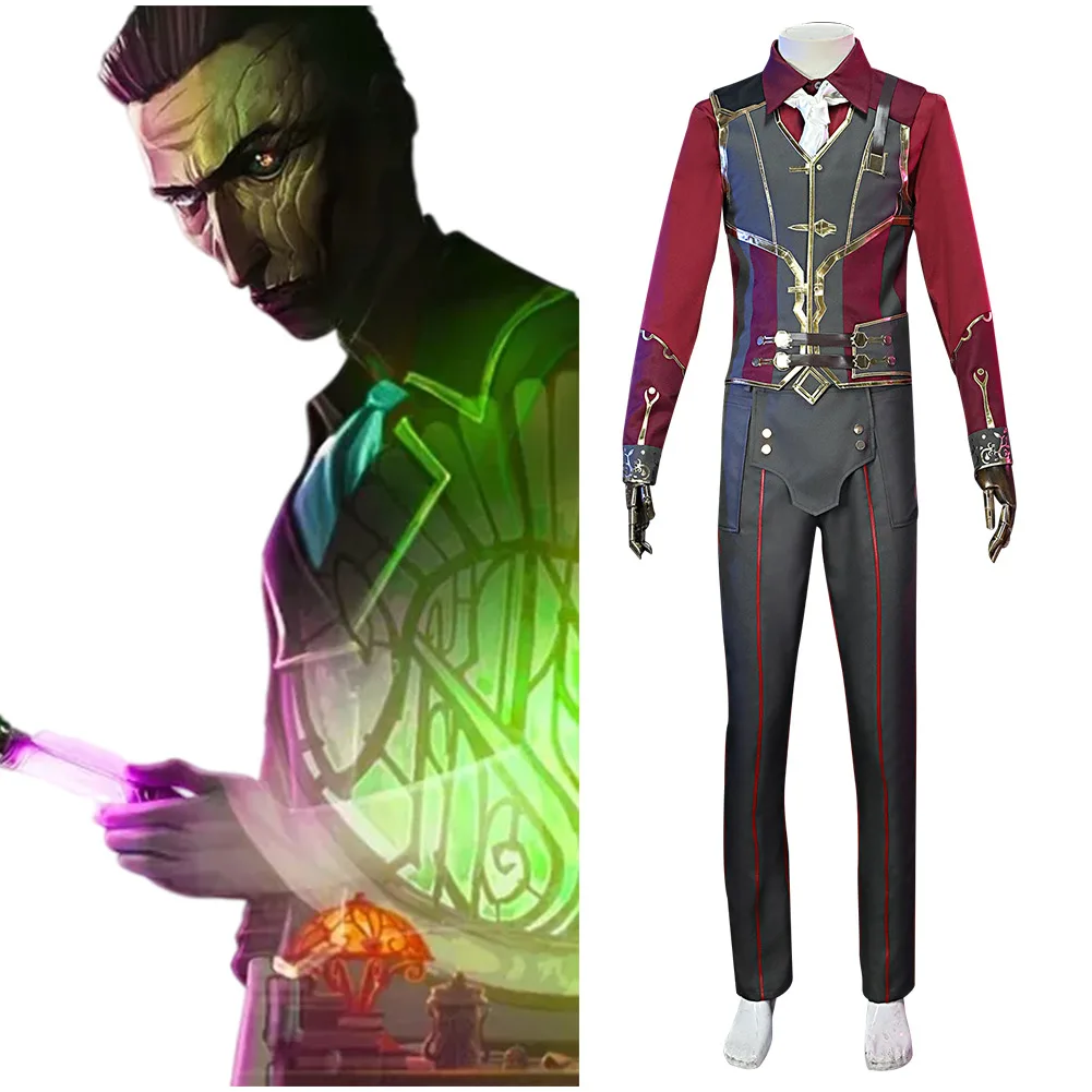 

Arcane LoL Silco Cosplay Costume Outfits Halloween Carnival Suit