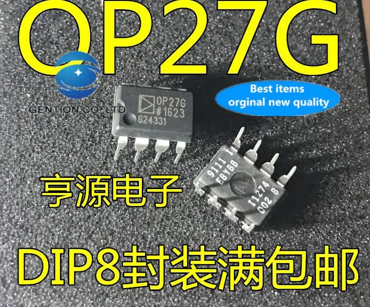 

10pcs 100% orginal new in stock OP27G low noise precision amplifier chip OP27GP OP27GPZ DIP-8