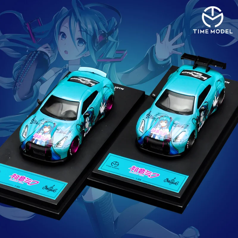 

Модель автомобиля Timemicro GTR R35 в японском стиле JDM, 1:64, с чехлом