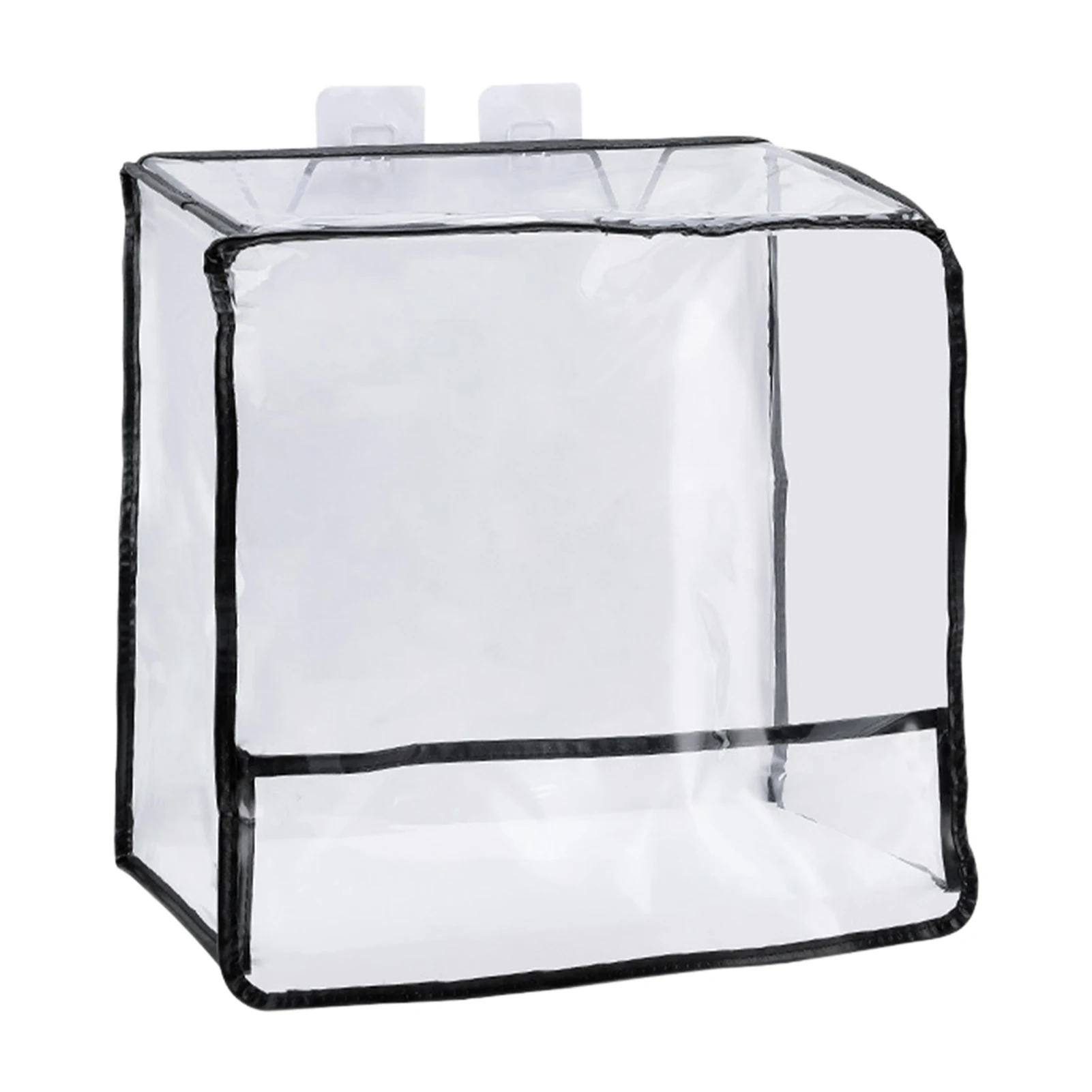 

Home Storage Practical Wall Hanging Bath Bag Heavy Duty Wear Resistant Multifunctional With Hook Waterproof TPU For Cloth