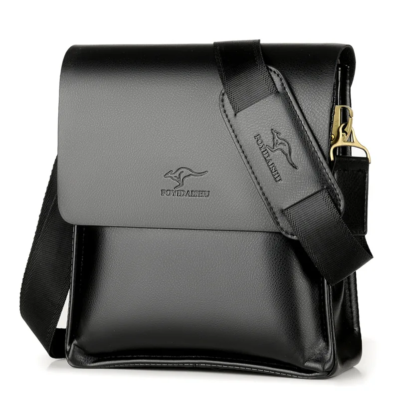 

Bag Men Designer Fashion Leather Kangaroo Shoulder Pu Bag Messenger Casual Bags Vintage Bags Men Crossbody Handbags Man