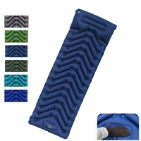 new camping inflatable mattress outdoor air bed portable pressing type sleeping pad ultralight folding beach travel hiking mat