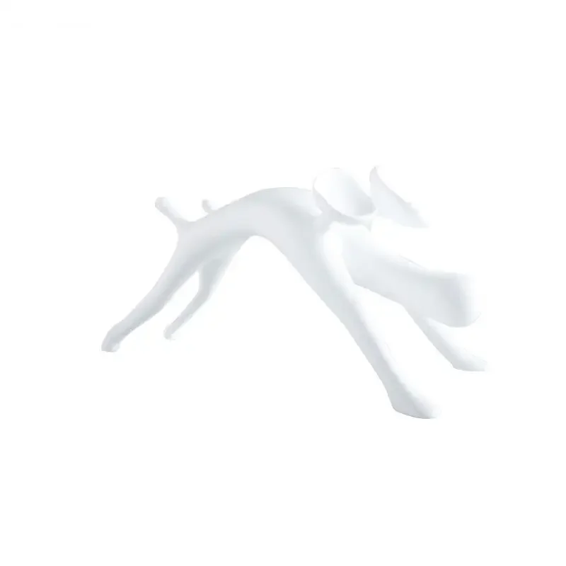 Статуя собаки Минималистичная в résine