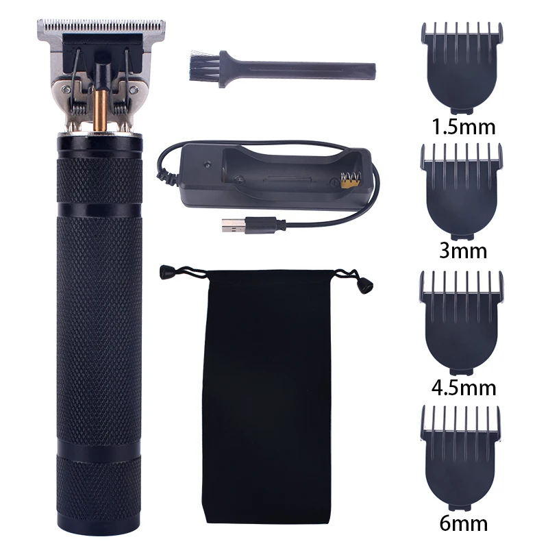 

Hair Trimmer Barber Haircut Rechargeable Hair Clipper Cordless for Men Hair Cutting Machine Beard Trimmer 0mm Razor Shaver