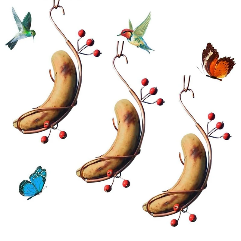 Гамак-банан-бабочка уличная подвесная кормушка-бабочка для среды обитания