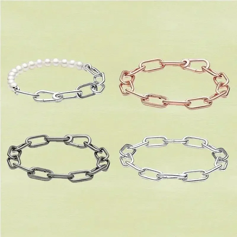 2024Высокое качество новый браслет-цепочка из стерлингового серебра S925 Me Link