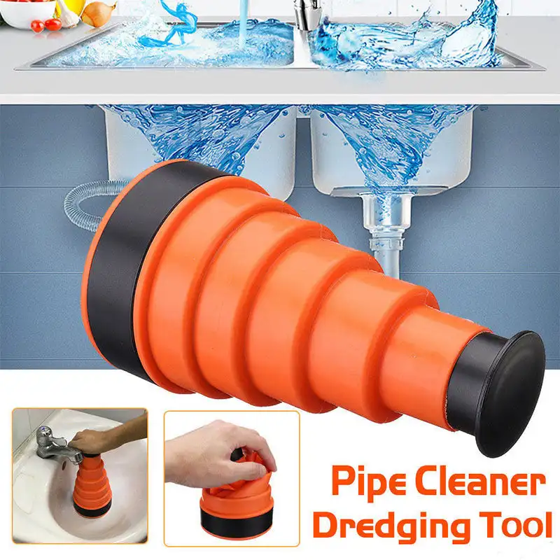 

Pipe Cleaner Dredging Tool Bathroom Hair Sewer Sink Vaccum Cleaner Drain Cleaner Flexible Cleaner Clog Plug Hole Remover Tool