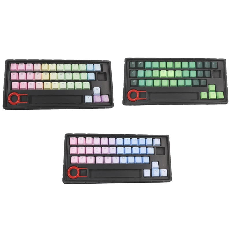 

37 Keys PBT Keycaps Backlit Double Injection-Color Keycap Set For Mechanical Keyboard