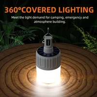 superfire 2022 t26 s rechargeable led work lamp super bright outdoor campingtravel waterproof tent light portable searchlight