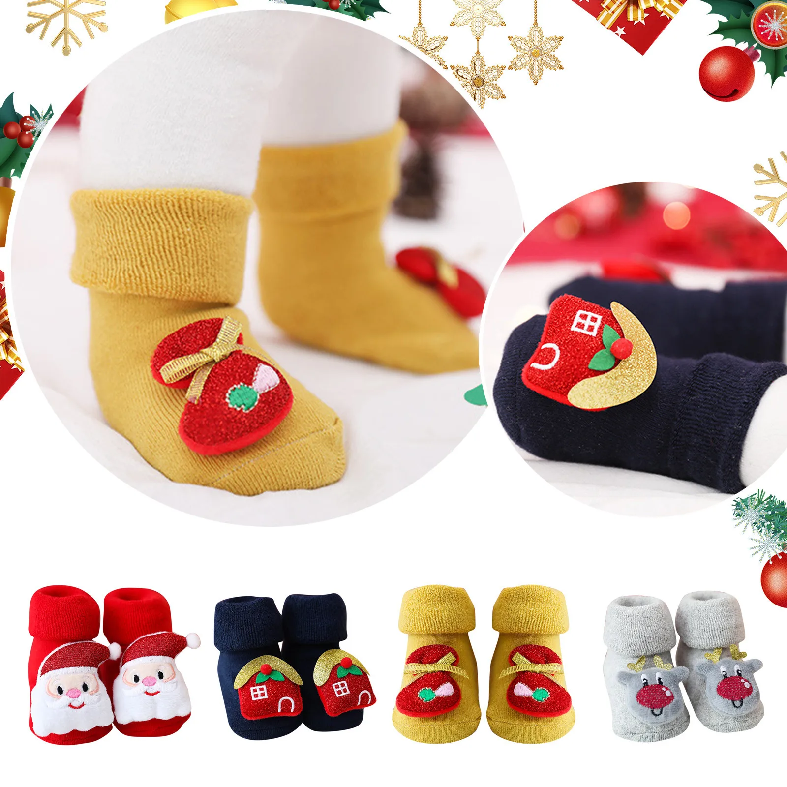 

Field4u Socks Toddler Socks 2t Girls Lumber Socks Toddler Socks Warm Boys No Show Socks for Babies Toddler Socks Solid Colors