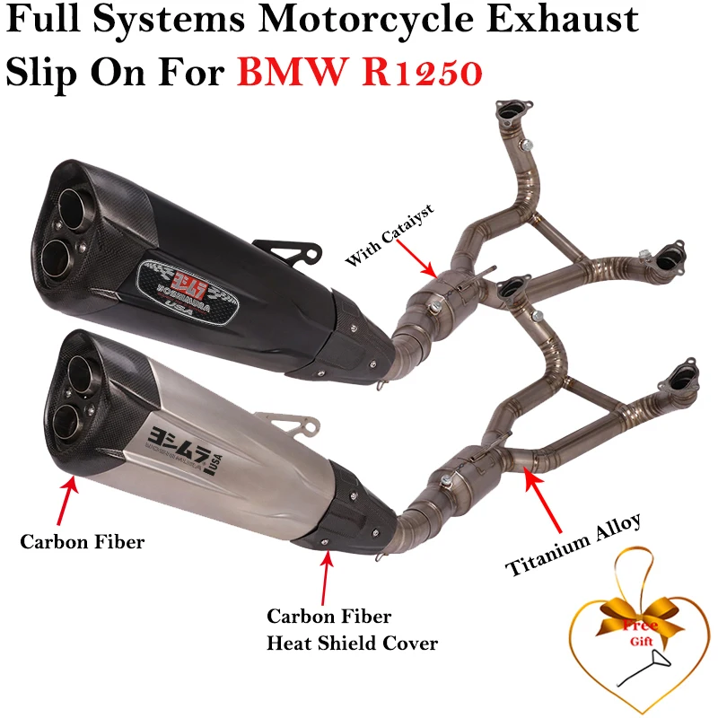 Полная система для BMW R1250 GS ADV выхлопная мотоцикла побег из титанового сплава с
