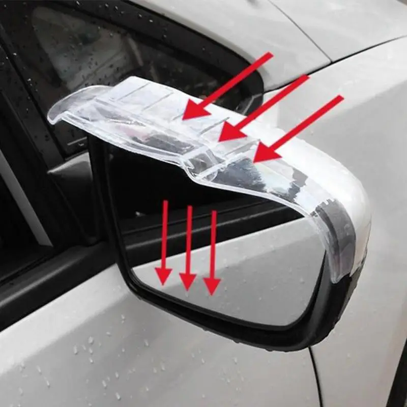 

Автомобильное Зеркало, защита от дождя, водонепроницаемая и Гибкая Универсальная подгонка и воздушная сушка, автомобильный боковой дождь заднего вида, защитные аксессуары