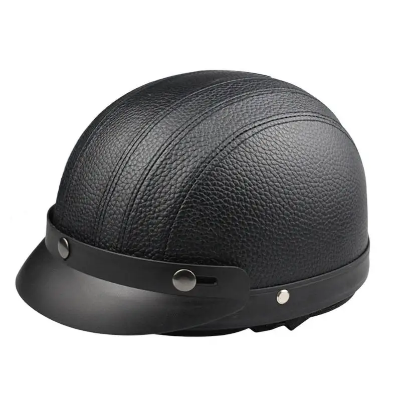 Motorcycle Half Face Helmets Summer Retro Street Bike Scooter Cruiser Jet Helmets Vintage Open Face Helmets Outdoor Bicycle