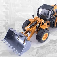 simulation vehicle model roller excavator bulldozer snowplow mixer engineering car model toys for gift souvenir display